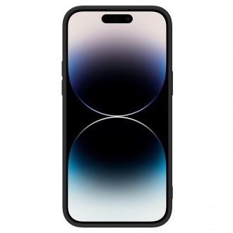 Magnetické silikonové pouzdro Nillkin CamShield pro iPhone 14 Pro magnetický MagSafe kryt s krytem fotoaparátu černý