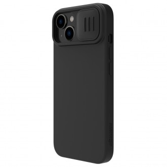Nillkin CamShield Silky Silicone Case Kryt na iPhone 14 s krytem fotoaparátu černý