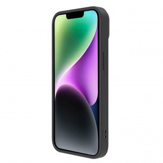 Nillkin CamShield Silky Silicone Case Kryt na iPhone 14 s krytem fotoaparátu černý