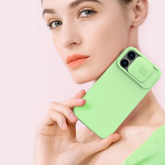 Nillkin CamShield Silky Silicone Case Kryt iPhone 14 Pro s krytem fotoaparátu černý