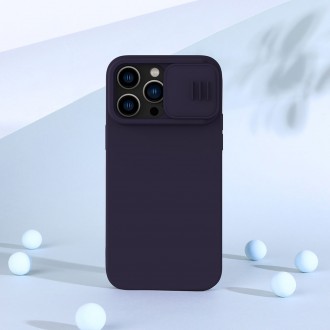 Nillkin CamShield Silky Silicone Case Kryt iPhone 14 Pro s krytem fotoaparátu černý