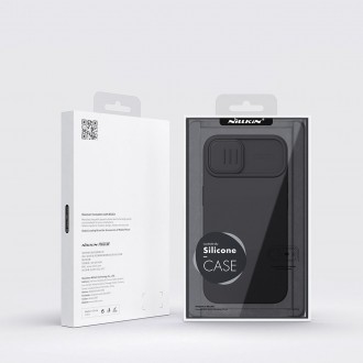 Nillkin CamShield Silky Silicone Case Kryt iPhone 14 Plus s krytem fotoaparátu černý