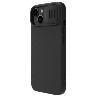 Nillkin CamShield Silky Silicone Case Kryt iPhone 14 Plus s krytem fotoaparátu černý