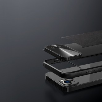 Nillkin CamShield Leather S Case Kryt na iPhone 14 s krytem fotoaparátu černý