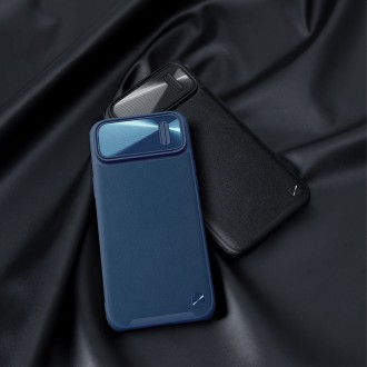 Nillkin CamShield Leather S Case Kryt na iPhone 14 s krytem fotoaparátu černý