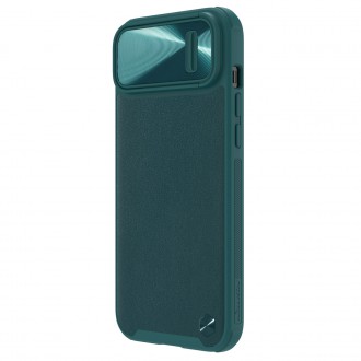 Nillkin CamShield Leather S Case Kryt na iPhone 14 s krytem fotoaparátu zelený