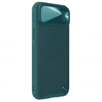 Nillkin CamShield Leather S Case Kryt na iPhone 14 s krytem fotoaparátu zelený