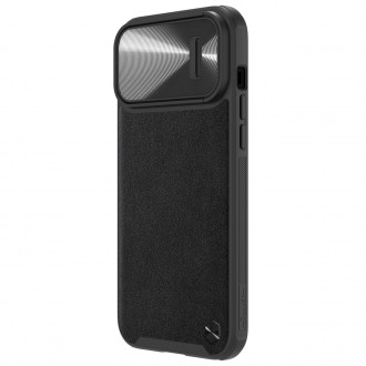 Nillkin CamShield Leather S Case Kryt na iPhone 14 Pro s krytem fotoaparátu černý