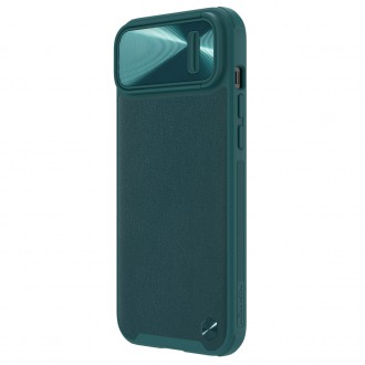 Nillkin CamShield Leather S Case Kryt na iPhone 14 Plus s krytem fotoaparátu zelený