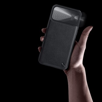 Nillkin CamShield Leather S Case Kryt iPhone 14 Pro Max s krytem fotoaparátu černý