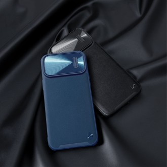 Nillkin CamShield Leather S Case Kryt iPhone 14 Pro Max s krytem fotoaparátu černý