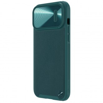 Nillkin CamShield Leather S Case Kryt iPhone 14 Pro Max s krytem fotoaparátu zelený