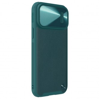 Nillkin CamShield Leather S Case Kryt iPhone 14 Pro Max s krytem fotoaparátu zelený