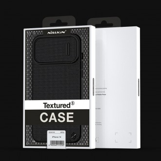 Pancéřové pouzdro Nillkin Textured S Case pro iPhone 14 s krytem fotoaparátu černé