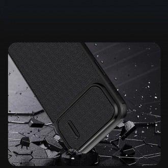 Nillkin Textured S Case Pancéřové pouzdro iPhone 14 s krytem fotoaparátu modré