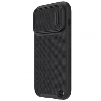 Nillkin Textured S Case Pancéřové pouzdro iPhone 14 Pro s krytem fotoaparátu černé