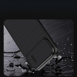 Nillkin Textured S Case Pancéřové pouzdro iPhone 14 Pro s krytem fotoaparátu zelené