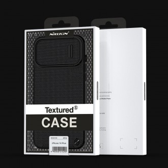 Nillkin Textured S Case Pancéřové pouzdro iPhone 14 Plus s krytem fotoaparátu černé