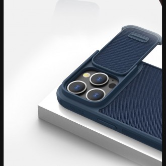 Nillkin Textured S Case Kryt na iPhone 14 Pro Max s krytem fotoaparátu černý