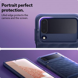 CASEOLOGY PARALLAX GALAXY WITH FLIP 4 MIDNIGHT BLUE