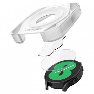 TEMPERED GLASS Spigen GLAS.TR &quot;EZ-FIT&quot; 2-PACK GALAXY Watch 4/5 (40 MM)
