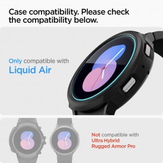 TEMPERED GLASS Spigen GLAS.TR &quot;EZ-FIT&quot; 2-PACK GALAXY Watch 4/5 (40 MM)