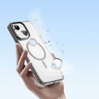 Dux Ducis Clin2 pouzdro pro iPhone 14 magnetický kryt MagSafe šedý