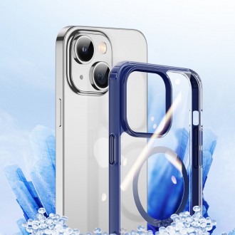 Dux Ducis Clin2 obal pro iPhone 14 magnetický MagSafe kryt modrý