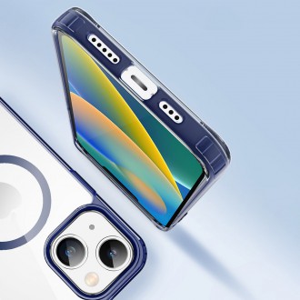 Dux Ducis Clin2 obal pro iPhone 14 magnetický MagSafe kryt modrý