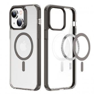 Dux Ducis Clin2 pouzdro pro iPhone 14 Plus magnetický kryt MagSafe šedý
