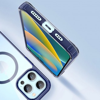 Dux Ducis Clin2 obal pro iPhone 14 Pro magnetický MagSafe kryt modrý
