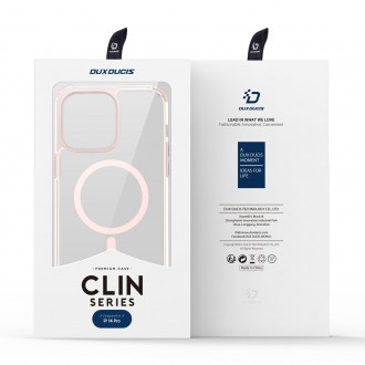 Dux Ducis Clin2 obal pro iPhone 14 Pro magnetický kryt MagSafe růžový