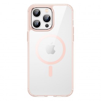Dux Ducis Clin2 obal pro iPhone 14 Pro Max magnetický MagSafe kryt růžový