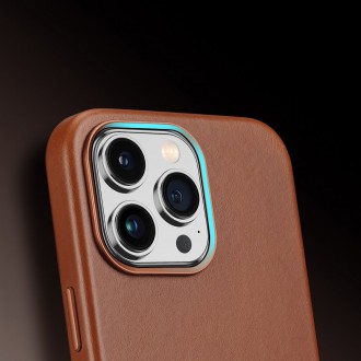 Dux Ducis Naples pouzdro pro iPhone 14 Pro magnetické kožené pouzdro MagSafe hnědé