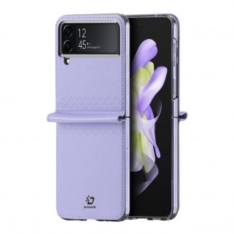 Pouzdro Dux Ducis Bril pro Samsung Galaxy Z Flip4 se zadním krytem flip wallet fialové