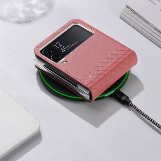 Pouzdro Dux Ducis Bril pro Samsung Galaxy Z Flip4 se zadním krytem flip wallet fialové