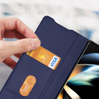 Dux Ducis Bril case for Samsung Galaxy Z Fold4 flip wallet stand blue