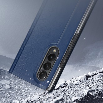 Dux Ducis Bril case for Samsung Galaxy Z Fold4 flip wallet stand blue