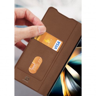 Dux Ducis Bril case for Samsung Galaxy Z Fold4 flip wallet stand blue