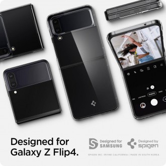 Spigen AIRSKIN GALAXY WITH FLIP 4 CRYSTAL CLEAR