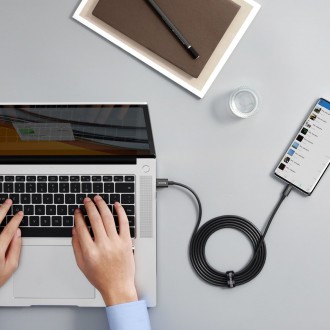 Baseus Superior Series SUPERVOOC kabel USB-A na USB-C 65W 1m černý