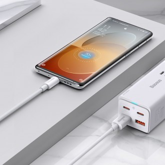 Baseus Superior Series SUPERVOOC USB-A na USB-C 65W 1m bílý