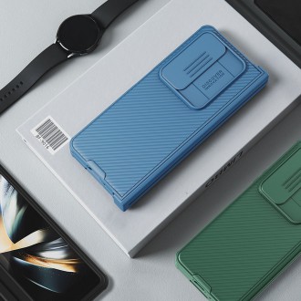 Nillkin CamShield Pro Case (jednoduché) Kryt Samsung Galaxy Z Fold 4 s krytem fotoaparátu modrý