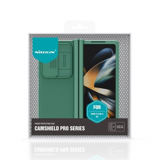 Nillkin CamShield Pro Case (jednoduché) pro Samsung Galaxy Z Fold 4 kryt s krytem fotoaparátu tmavě zelený