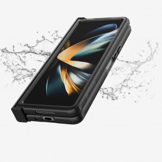 Nillkin CamShield Pro Case (jednoduché) pro Samsung Galaxy Z Fold 4 kryt s krytem fotoaparátu tmavě zelený