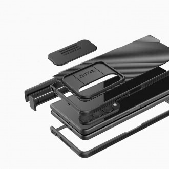 Nillkin CamShield Pro Case (oblek) pro Samsung Galaxy Z Fold 4 kryt se stojánkem krytu fotoaparátu černý