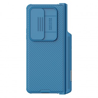 Nillkin CamShield Pro Case (oblek) pro Samsung Galaxy Z Fold 4 kryt se stojánkem krytu fotoaparátu modrý
