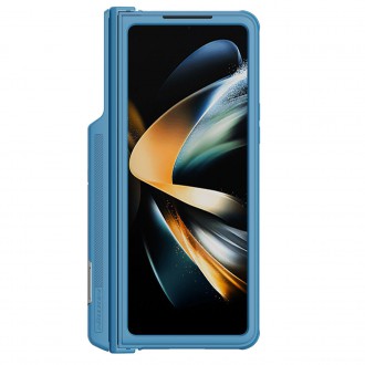 Nillkin CamShield Pro Case (oblek) pro Samsung Galaxy Z Fold 4 kryt se stojánkem krytu fotoaparátu modrý