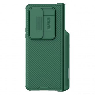 Nillkin CamShield Pro Case (oblek) pro Samsung Galaxy Z Fold 4 kryt se stojánkem krytu fotoaparátu tmavě zelený
