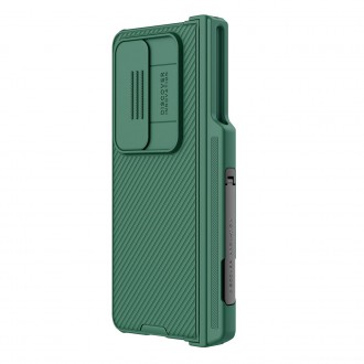 Nillkin CamShield Pro Case (oblek) pro Samsung Galaxy Z Fold 4 kryt se stojánkem krytu fotoaparátu tmavě zelený